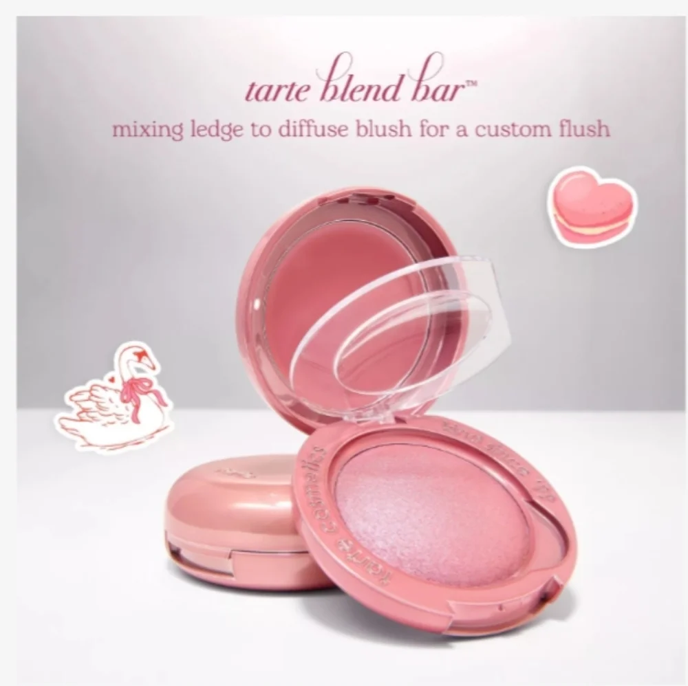 NEW RELEASE!!! Tarte Macaron Blush & Glow Duo-Color:Pink Champagne-NIB